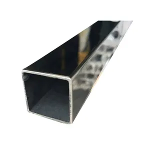 Tuyau d'acier inoxydable rectangulaire de rectangle carré différent de personnalisation de taille et fournisseur de tube