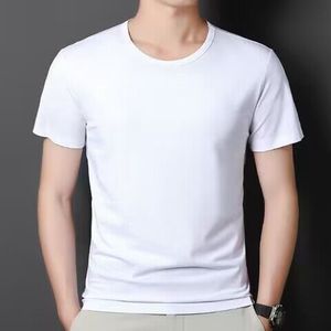 T-shirt estiva a mezza manica da <span class=keywords><strong>uomo</strong></span> alla moda di fabbrica Top <span class=keywords><strong>Slim</strong></span> a 240 grammi di peso vestiti alla moda da <span class=keywords><strong>uomo</strong></span> - Product Image 6