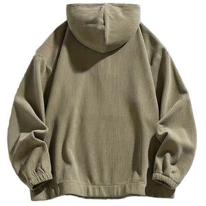 ผู้ผลิตออกแบบโลโก้ตามสั่ง มีกระเป๋า ซิปครึ่งตัว รับผลิตเสื้อฮู้ดดี้สตรีทแวร์คุณภาพสูงจากโรงงาน ฮู้ดดี้โอเวอร์ไซส์สำหรับผู้ชาย - Product Image 6