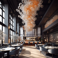 Meubles modernes pour hôtel et restaurant Ensemble table à manger Ensemble de chaises de restaurant