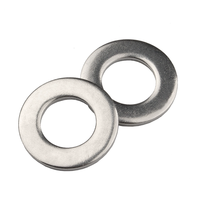 Custom Size Stainless Steel SS 304 316 31L A2 A4 Flat Washer DIN125 M8 M10 M12 Round Plain Washer 3/16" 1/4" 1/2" Inch Size