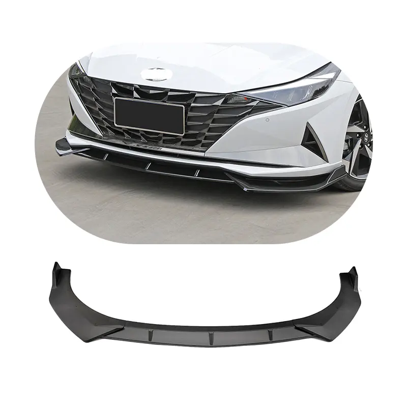 Universele Voorbumper Diffuser Voorlip Spoiler Voor Hyundai Elantra 2023 Carrosserie Kit