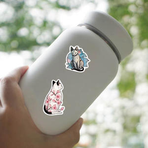 2024 nouvellement 50 pièces cool à la mode tatouage coloré fleur animaux <span class=keywords><strong>mandala</strong></span> <span class=keywords><strong>chat</strong></span> autocollant - Product Image 6