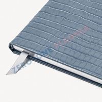 Carnet de notes imprimé crocodile croco avec logo personnalisé en cuir A4 format lettre grand agenda journal hebdomadaire agenda planificateur sur 12 mois