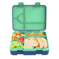 Meilleure vente Nouvel arrivage personnalisé Boîte à lunch Bento en plastique à compartiment hermétique pour bébés enfants et enfants Boîte à collation pour l'école des enfants