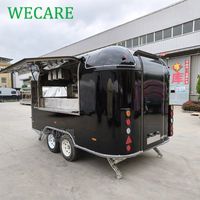 Remorque de restauration mobile WECARE entièrement équipée pour cocktails, boissons, café, glaces, pizzas, grillades et restauration rapide, avec cuisine complète