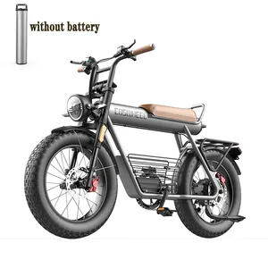 バッテリーなしベストeバイクブランド中国サプライヤーメーカー最も人気のある電動シティ自転車大人用20インチファットタイヤ電動自転車