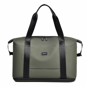 Sac de voyage de sport personnalisé en gros, grande capacité, séparation humide/sec, extensible, sac de week-end à main pour les courts séjours de remise en forme - Product Image 1