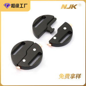 Collier pour animaux de compagnie Jiuyuan, boucle en métal, alliage de zinc, durable, résistant à l'usure, couleur unie Q300 - Product Image 5