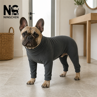 Combinaison intégrale pour chien G-4-Legged, en polaire très extensible et chaude, pour chiens de taille moyenne à grande, pour les promenades en extérieur