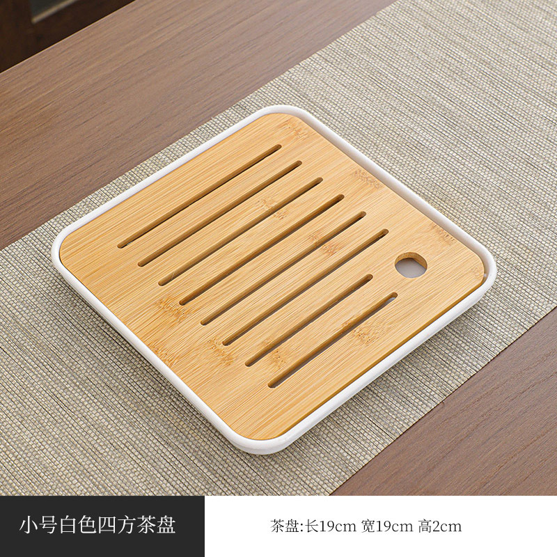Small square plate [white] 19*19CM
