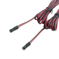 دوبونت 2.54 مللي متر 2 دبوس مشبك محطة سلك الذكور إلى الإناث كابلات LED مجلس الوزراء دوبونت 2 دبوس