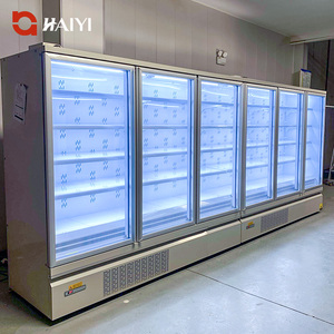 Vitrine réfrigérée commerciale pour supermarché, à étagères réglables, multi-niveaux, refroidissement par air - Product Image 2