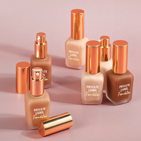 Vente en gros FPS 15 Fond de teint liquide mat anti-soleil à couverture complète imperméable à l'eau de marque privée en 10 couleurs