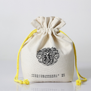 Customized Cotton <b>Drawstring</b> <b>Bags</b> Organic <b>Canvas</b> with Cartoon Pattern for Rice Geological Ore Sampling - Product Image 6
