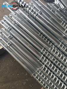 RUNGOAL No Concrete Easy <strong>Installation</strong> Adjustable Ground <strong>Screw</strong> Helical <strong>Pile</strong> for Container House Modular Building Foundation - Product Image 6