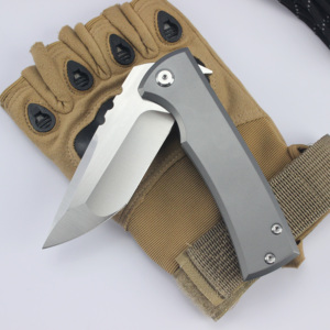 Dao gấp Chavez 229 Redeemer VG10 cán hợp kim titan, độ cứng cao, dùng cho ngoài trời, cắm trại - Product Image 4