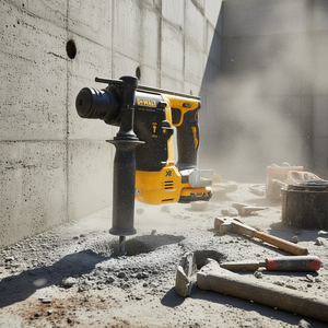 Taladro percutor rotatorio DeWalt 12V XR sin escobillas con mango lateral para perforación y demolición de hormigón - Product Image 3