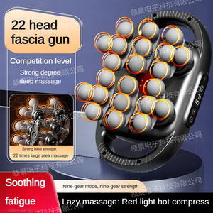 Teknologi generasi baru portabel, kuat, beberapa kepala pistol Fascia, kontrol cerdas, alat relaksasi otot, penghilang rasa sakit - Product Image 6