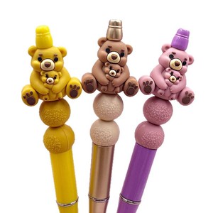 Baby Teething <b>Beads</b> Bear Shape <b>Silicone</b> Food Grade 0 24 Months Unisex Soft Toy - Product Image 5