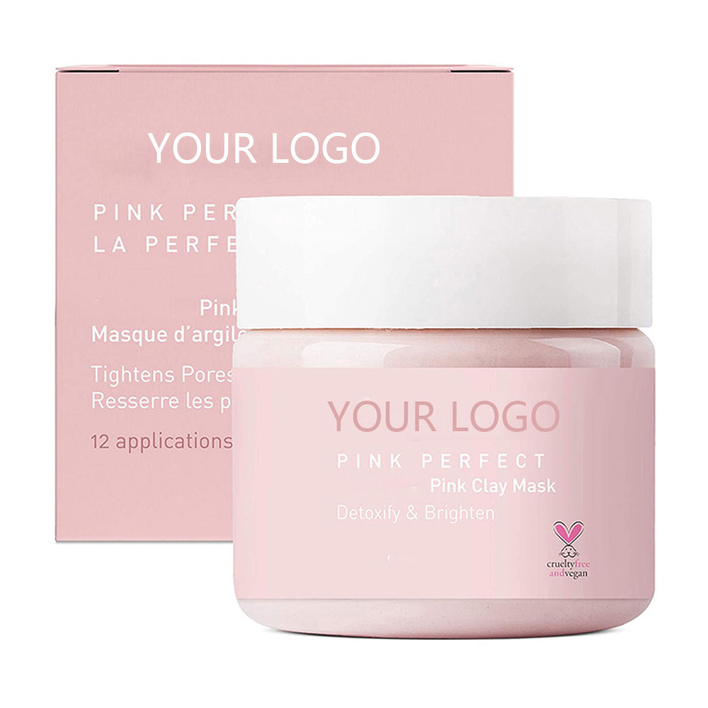 Masque d'exfoliation à l'argile rose