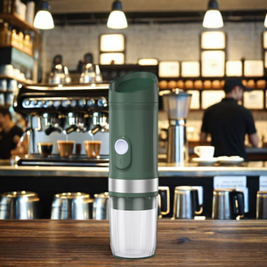 Machine Portable <span class=keywords><strong>Mini</strong></span> Cafetière <span class=keywords><strong>Espresso</strong></span> De Voyage Électrique Compatible Avec Le Café Moulu Petites Grandes Capsules - Product Image 3