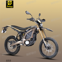 Moto tout-terrain électrique Surron Ultra Bee 2026 24,5 kW 3C noire et marron avec pneus tout-terrain et hors route 74V60ah 520N.m 95km/h