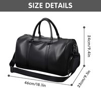 Sac de sport imperméable grande capacité avec compartiment sec/humide, personnalisable avec logo, sac de voyage week-end grande capacité pour hommes