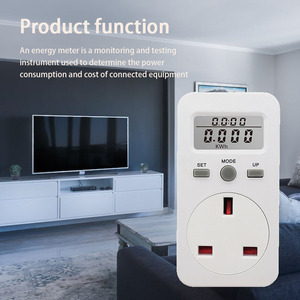 Anh cắm màn hình nhỏ năng lượng mét Điện giám sát điện áp điện đo ổ cắm loại đồng hồ kWh - Product Image 6