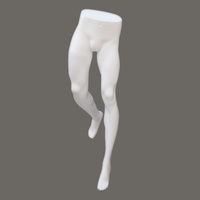 Mannequin demi-corps masculin en FRP, style européen original, pour présentation de vêtements
