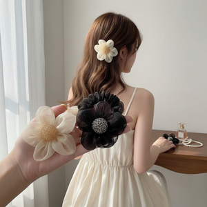 Tending Fashion scintillante farfalla cuore perla forcine vendita calda all'ingrosso accessori donna e ragazza - Product Image 3