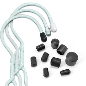 Embout en plastique rond en PVC, gaine en caoutchouc souple pour cintre, type à insérer, origine Guangzhou - Product Image 2