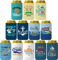 Porte-canette de bière personnalisé en néoprène imperméable et isolant, vente en gros pour les sports de plein air et les fêtes décontractées