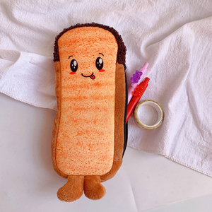 <span class=keywords><strong>Estuche</strong></span> de Lápices Personalizado, <span class=keywords><strong>Estuche</strong></span> de Lápices de Peluche <span class=keywords><strong>con</strong></span> Diseño de Pan Tostado, <span class=keywords><strong>Estuche</strong></span> de Lápices de Gran Capacidad, Artículos de Papelería Kawaii para Niñas - Product Image 1