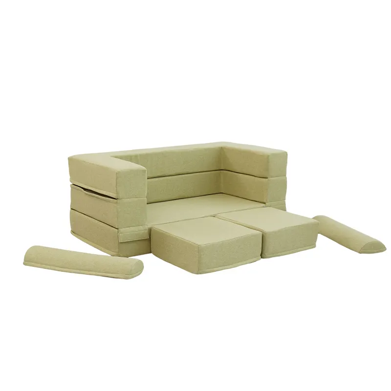 Tùy chỉnh-thực hiện đa năng mềm bọt ráp đi văng sofa ấm cúng âu yếm Ghế cho trẻ mới biết đi trong nhà trẻ em mềm chơi bé bóng hố