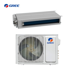 Climatiseur GREE à conduits 3 CV à fréquence variable, unité intérieure et extérieure, refroidissement et chauffage - Product Image 1