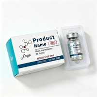 Étiquettes d'emballage de peptides, film BOPP holographique, 3 ml, 10 ml, 30 ml, RUO ODM