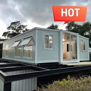 Casas pequeñas prefabricadas modernas Casas <span class=keywords><strong>de</strong></span> contenedores expandibles Granny Flat <span class=keywords><strong>de</strong></span> acero barato Listo para enviar Hotel Apartamento Hecho en China - Product Image 2