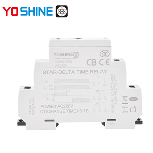 Yoshine AC/DC24V-220V 24v DPDT Time Delay <strong>Relays</strong> Star Delta Time <strong>Relay</strong> Type Timer Control of Lights - Product Image 3