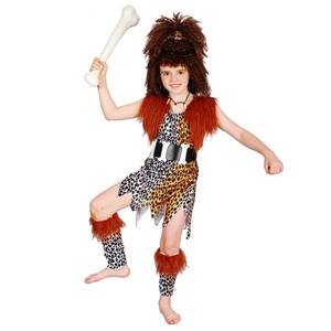 Disfraz de Halloween 2024 para Niños, Disfraz de Salvaje, Leopardo, Tribal Africano, Indio, Fiesta, Carnaval - Product Image 4