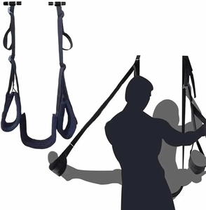 Juguetes sexuales BDSM para puerta, columpio sexual, eslingas de bondage, esposas colgantes para puerta, sujeciones para piernas, separador de piernas, juguetes para adultos, para parejas, de poliéster - Product Image 1