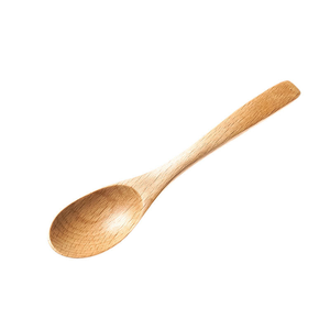 Ensemble de cuillères à thé en bambou naturel, petites cuillères à <span class=keywords><strong>soupe</strong></span>, à dessert et à miel pour la vaisselle de table à la maison - Product Image 3