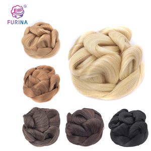 2023 nouveau chignon de cheveux outil désordonné diamant bande de cheveux <span class=keywords><strong>sapin</strong></span> chignon pour fille blanche - Product Image 6