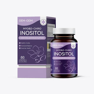 อาหารเสริมสุขภาพไมโอ-โนซิทอล & D-chiro-<span class=keywords><strong>Inositol</strong></span> พร้อมวิตามิน D3และกรดโฟลิก - Product Image 1