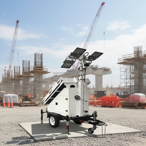 Torre de Iluminación Solar para Exteriores, Súper Brillante, con LED y Mástil Eléctrico de 7m, para Estadios Deportivos - Product Image 2