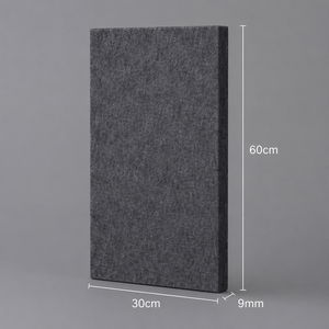 Panneaux acoustiques insonorisants en feutre haute densité, non adhésifs, matériau insonorisant pour mur, plafond, studio, bureau - Product Image 4