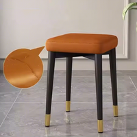 Tabouret moderne et simple de luxe Chaise de salle à manger pour usage domestique