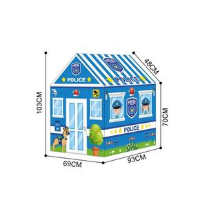 Tente de jeu pliable pour enfants, thème police, piscine à balles intégrée, certifiée EN71, pour la vente en gros - Product Image 2