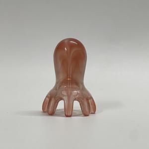 Peigne Guasha portable en acrylique coloré de grande taille, fait main, en forme de pieuvre, pour massage - Product Image 3