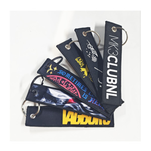 Porte-clés personnalisé avec logo brodé CCH, accessoire décoratif pour vêtements et sacs - Product Image 4